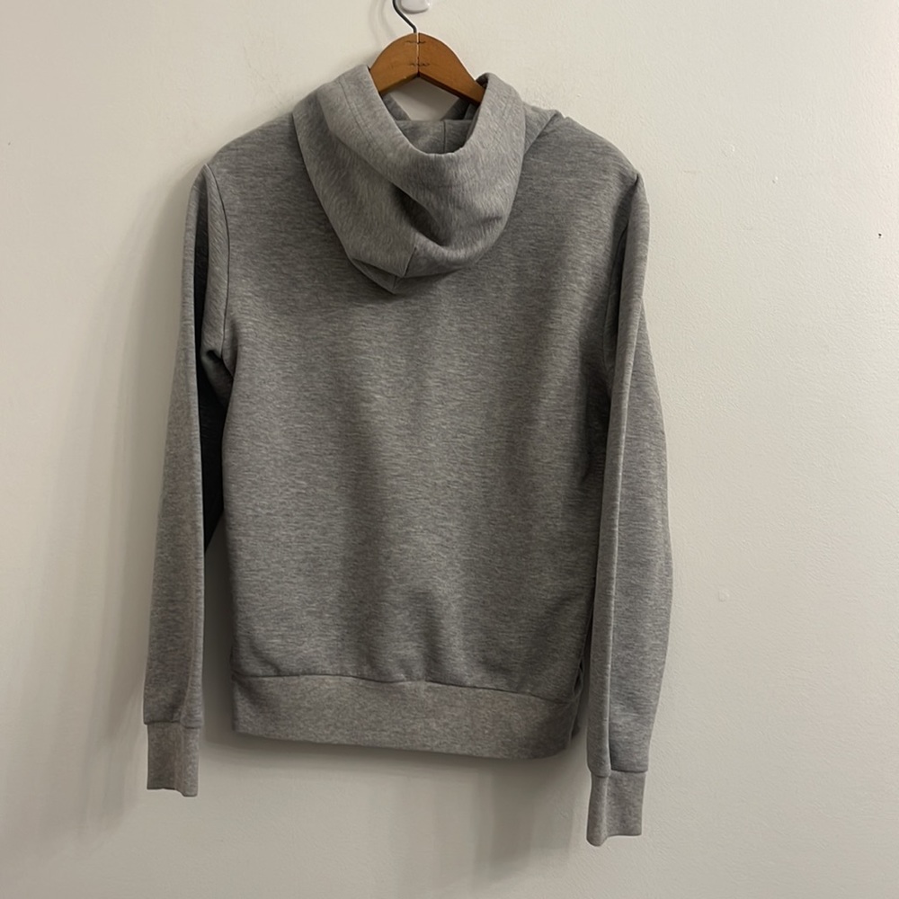 Polo Ralph Lauren Men's Grey Embossed Logo Double Knit Hoodie size S - Picture 2 of 5
